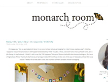 Tablet Screenshot of monarchroom.com